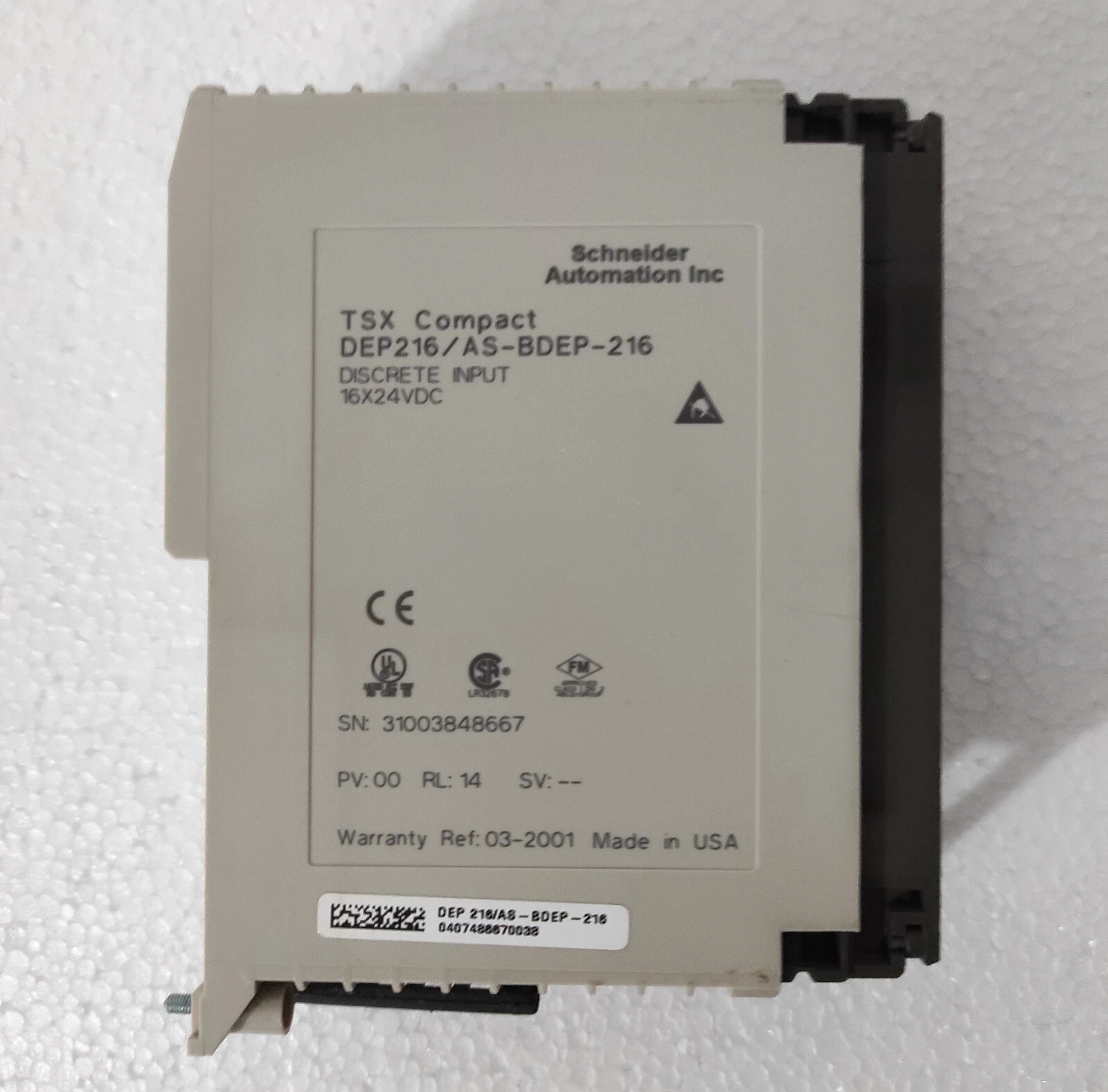 Schneider Automation DEP216 / AS-BDEP-216 TSX Compact PLC Module